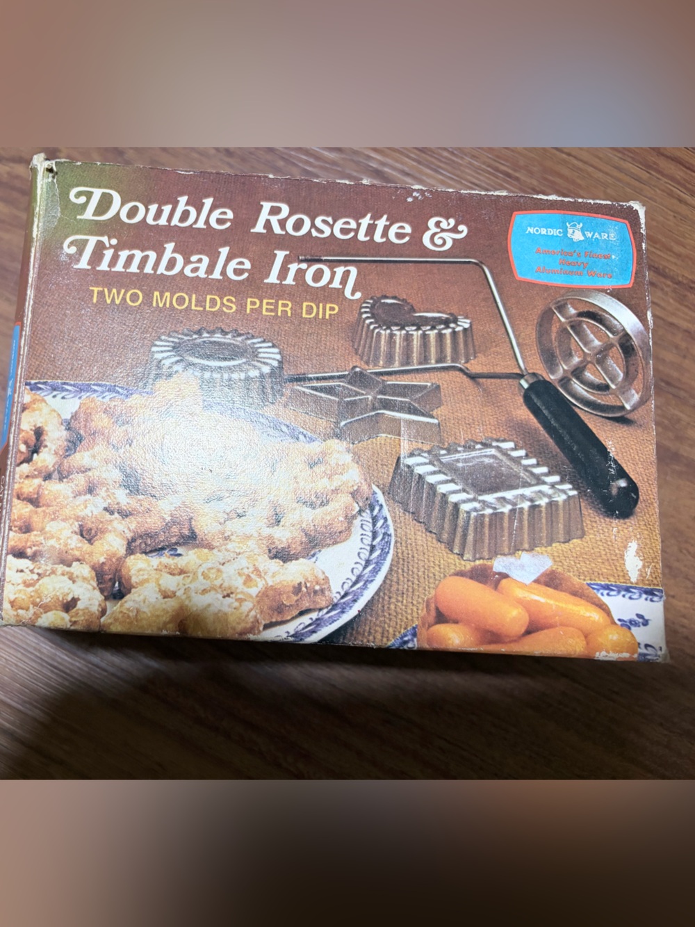 Double Rosette & Timbale Iron Mold Set - nordicware